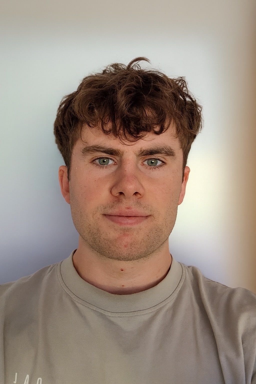 Seán Barrett, head and shoulders, in a grey T-shirt.